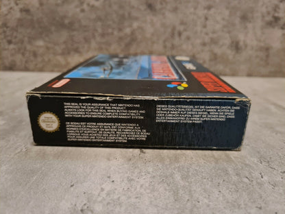 SNES Super Nintendo Carrier Aces mit OVP und Anleitung EUR - T-Retro-Games 