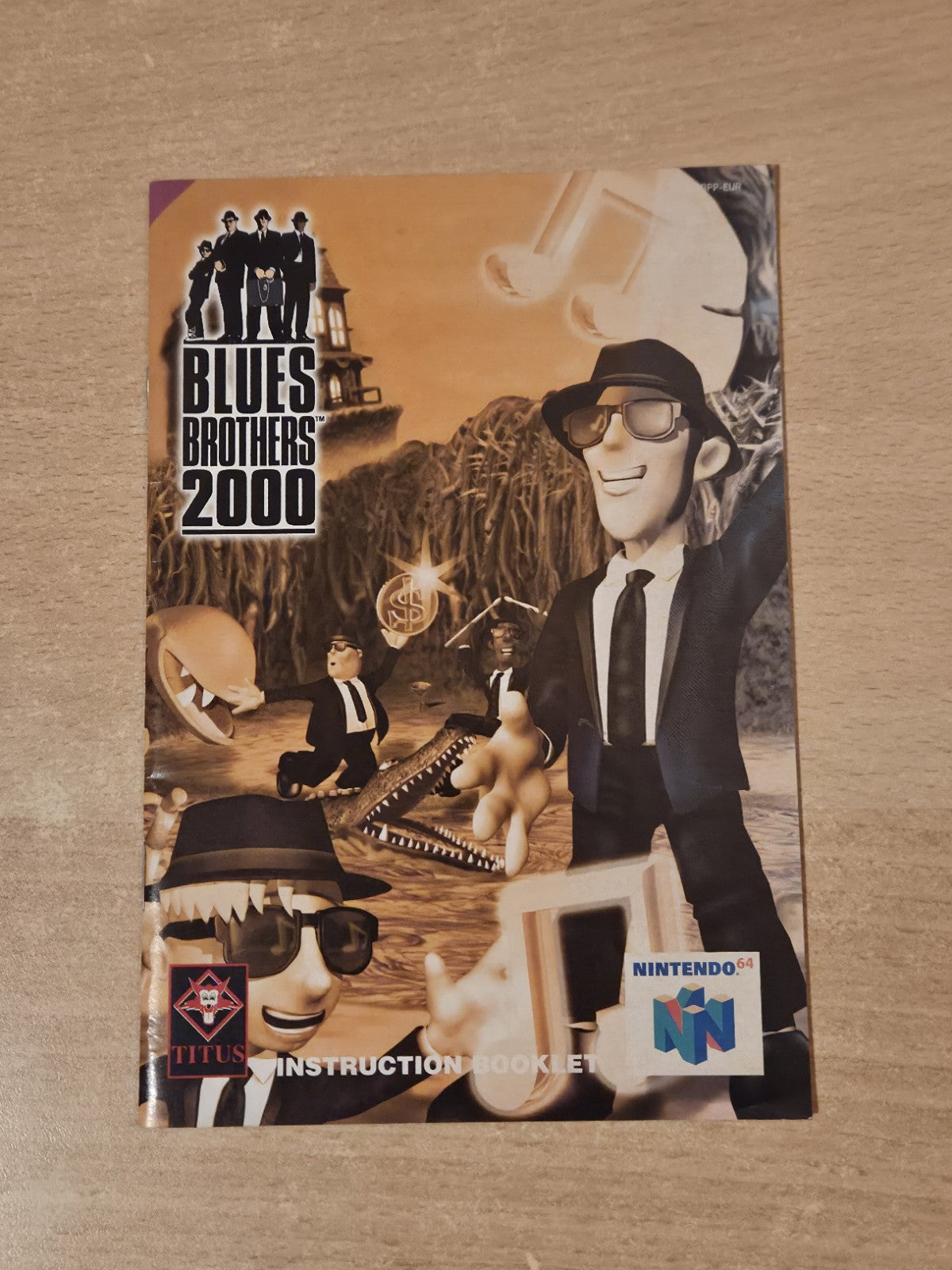 N64 Nintendo 64 Blues Brothers 2000 Instruction Booklet EUR