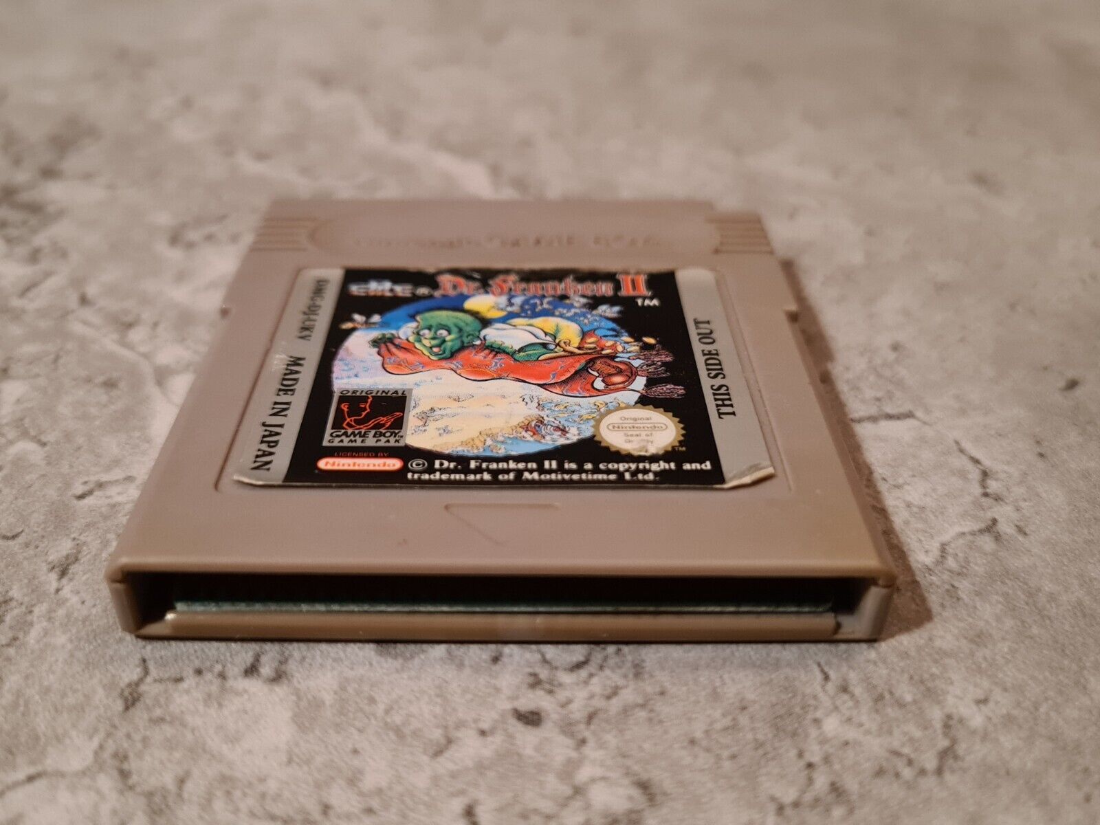 Nintendo Game Boy Classic Spiel Dr. Franken II Modul UKV - T-Retro-Games 