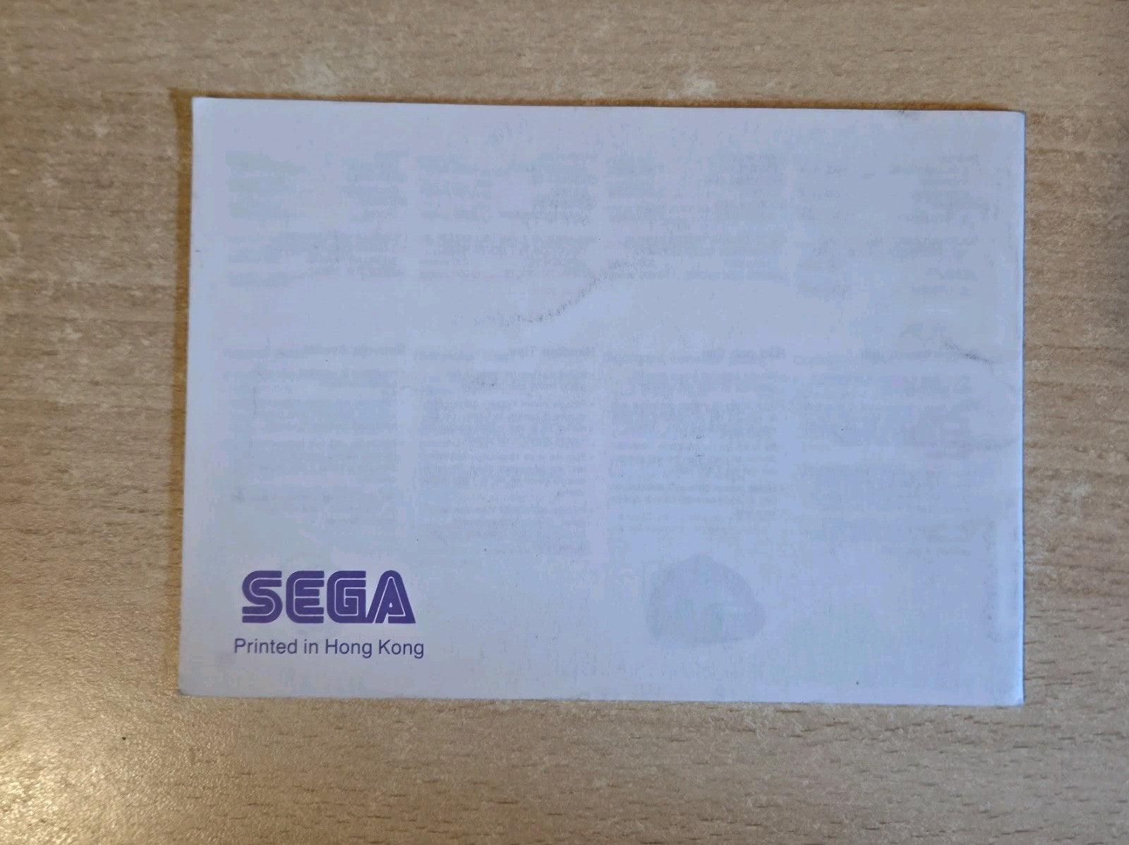 Sega Master System Alex Kidd in Miracle World Instruction Booklet USA