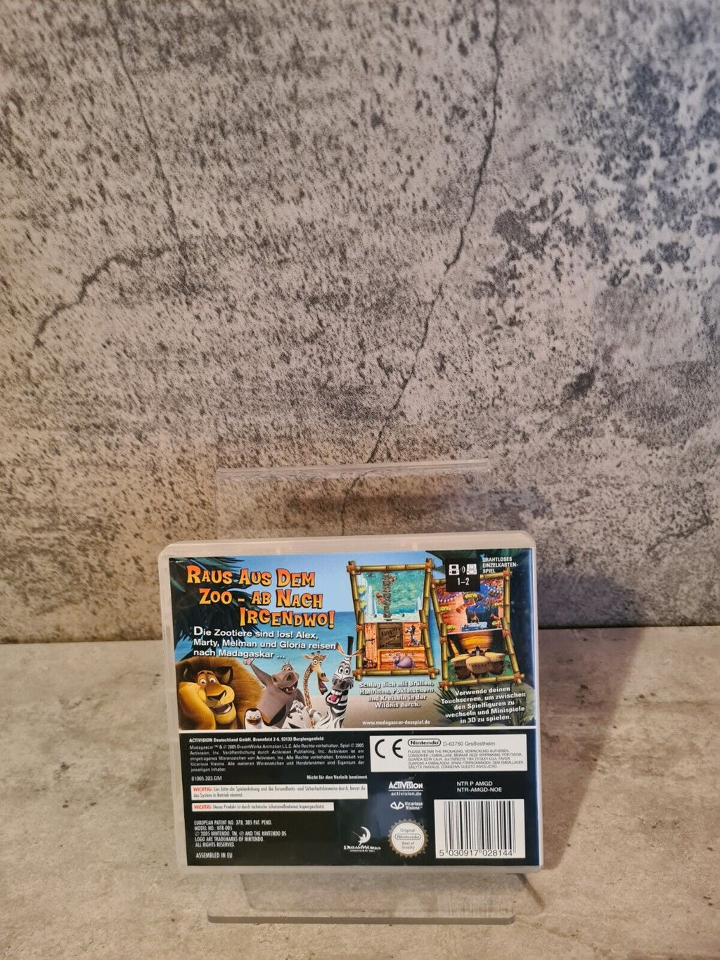 Nintendo DS Madagascar mit OVP und Anleitung NOE - T-Retro-Games 