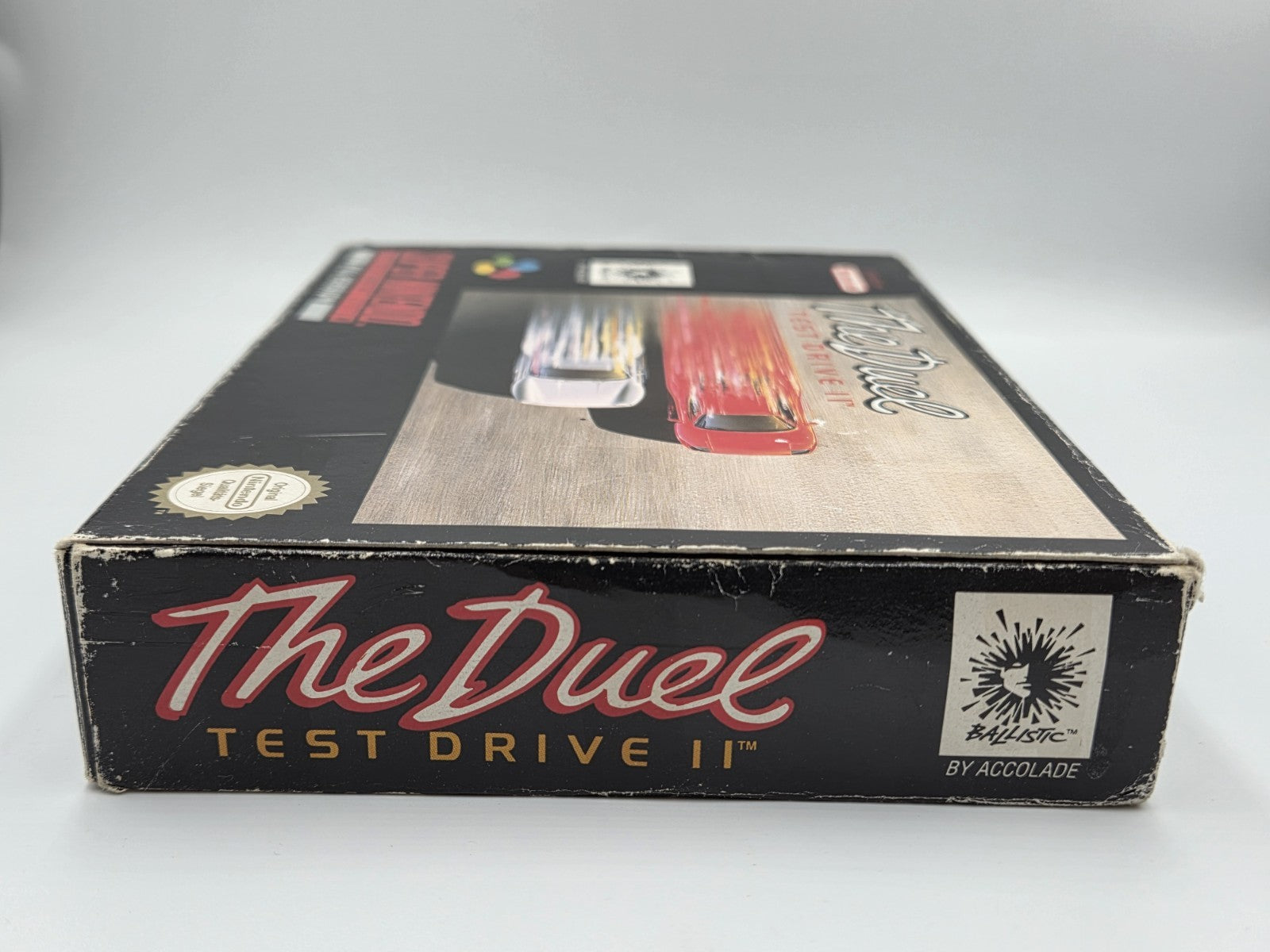 SNES Super Nintendo The Duel Test Drive II mit OVP und Anleitung NOE