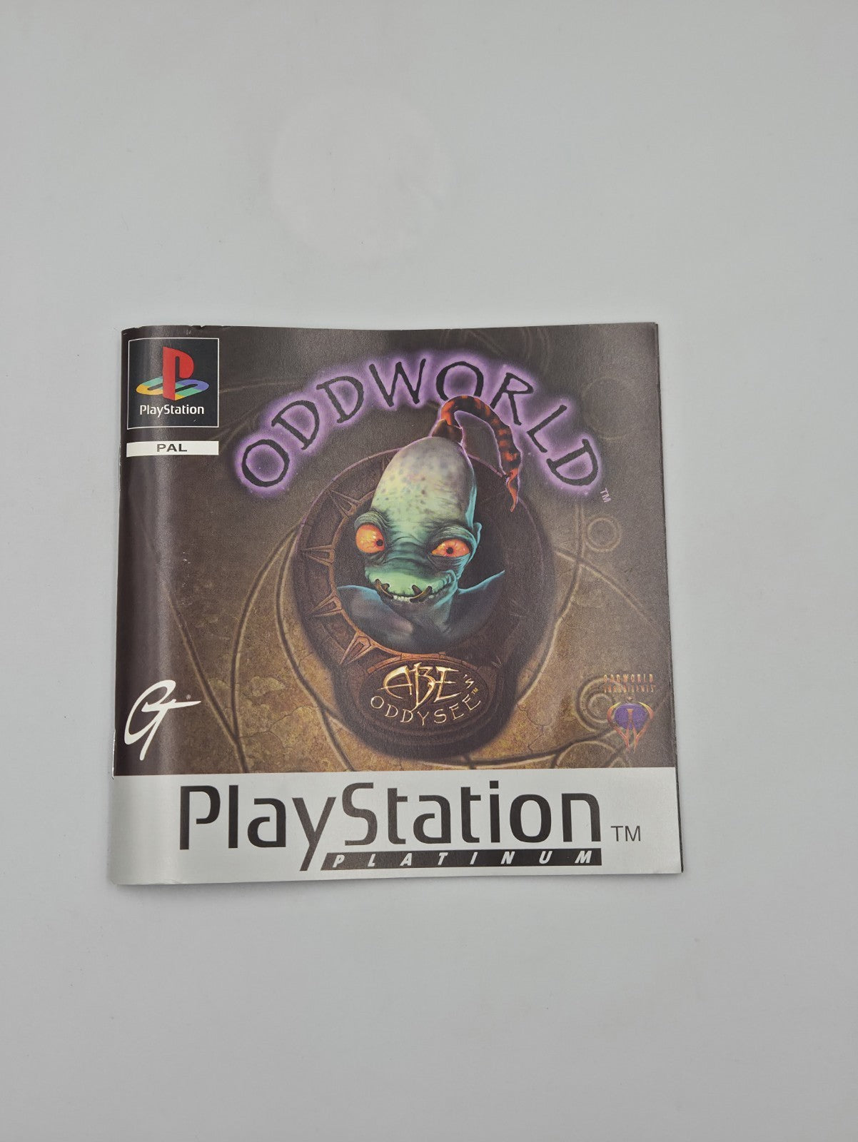 PS1 Playstation 1 Oddworld Abe's Oddysee mit OVP und Anleitung Englisch