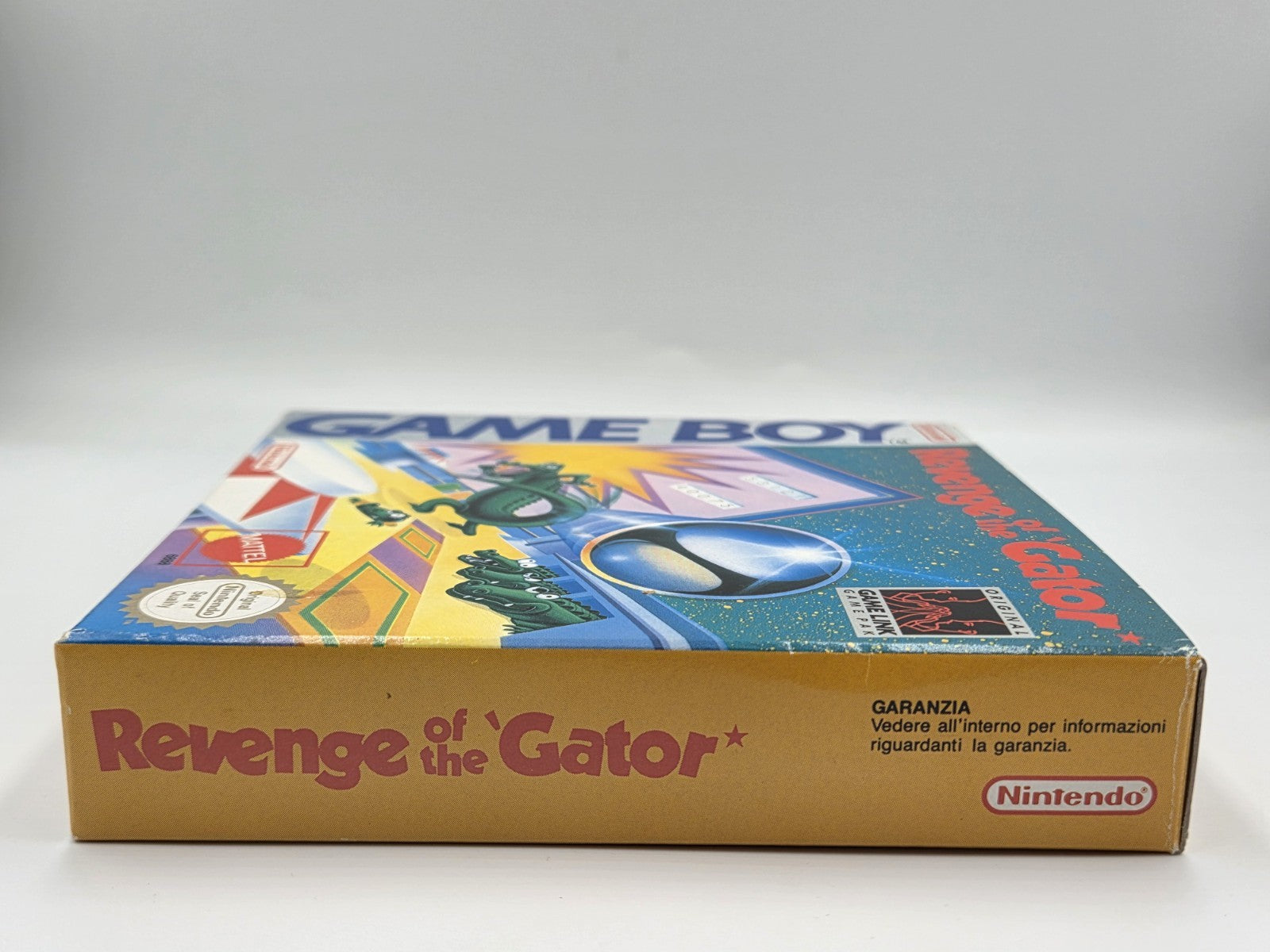 Nintendo Game Boy Classic Spiel Revenge of the Gator mit OVP und Anleitung ITA