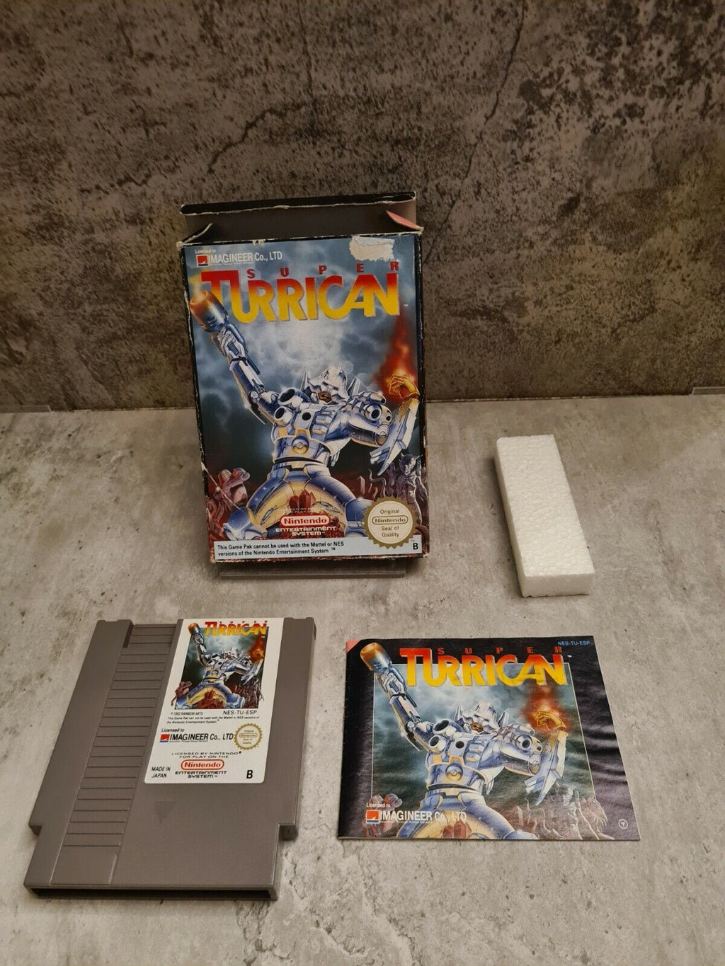 Nintendo NES Super Turrican mit OVP und Anleitung ESP - T-Retro-Games 