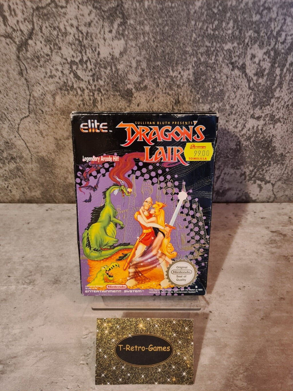 NES Dragon's Lair mit OVP und Anleitung SCN - T-Retro-Games 