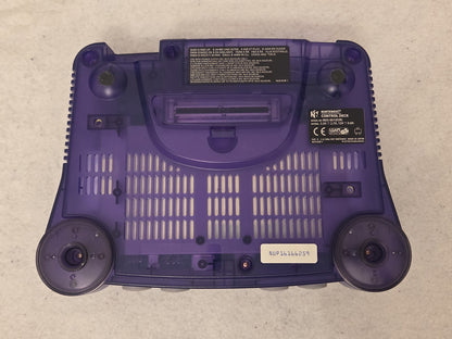 Nintendo 64 N64 Konsole Console Purple Grape + Controller + Kabel Lila Violett