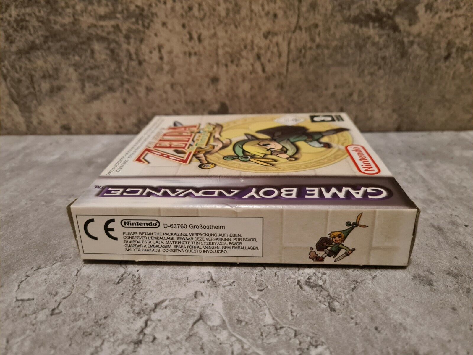 Gameboy Advance The Legend of Zelda The Minish Cap mit OVP und Anleitung EUR - T-Retro-Games 