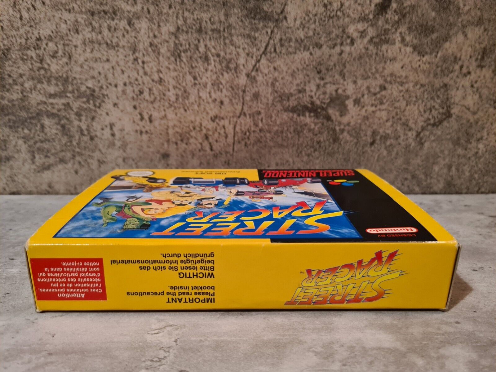 SNES Super Nintendo Street Racer mit OVP und Anleitung + Poster EUR - T-Retro-Games 
