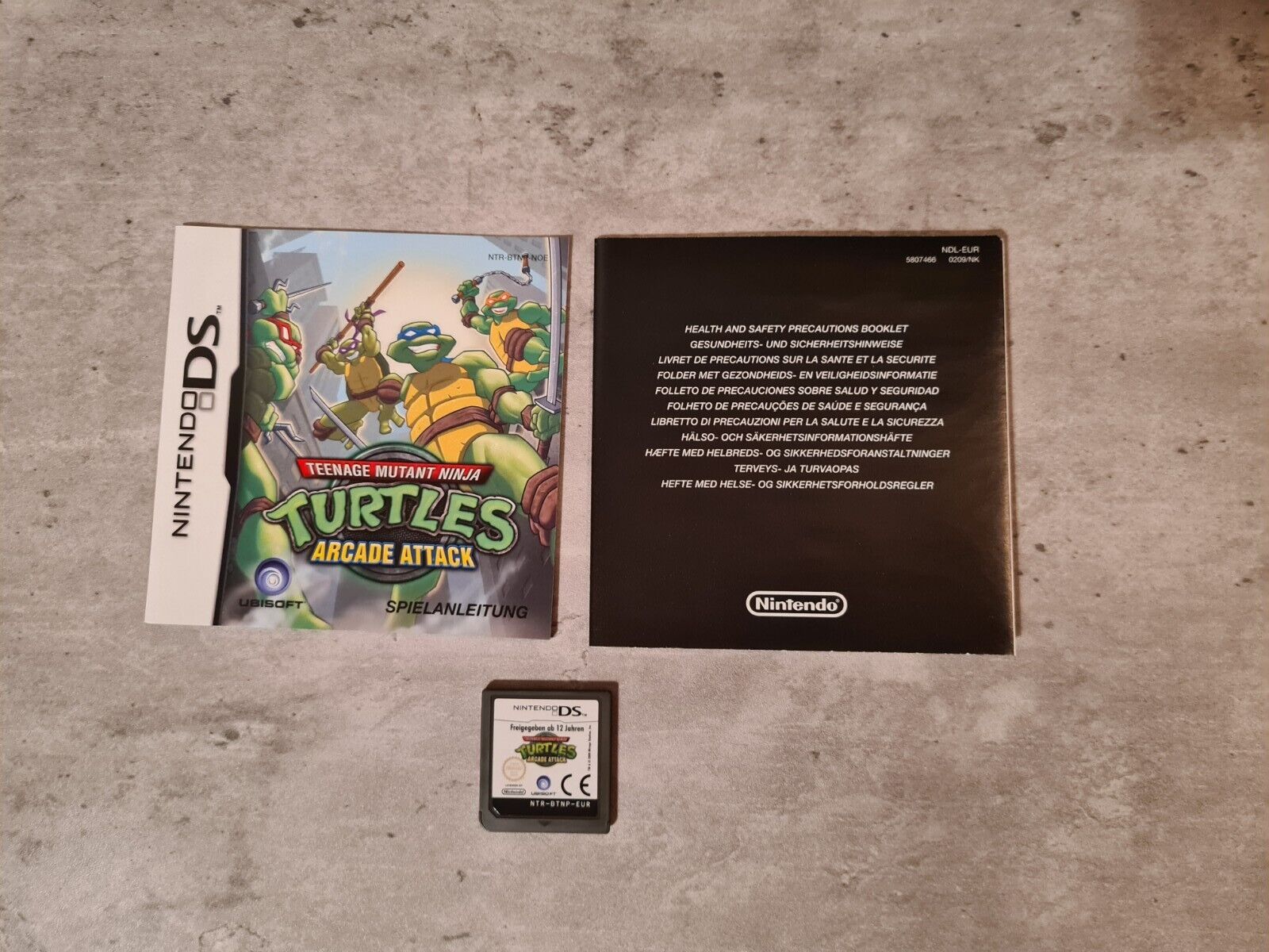 Nintendo DS Teenage Mutant Ninja Turtles Arcade Attack mit OVP und Anleitung NOE - T-Retro-Games 
