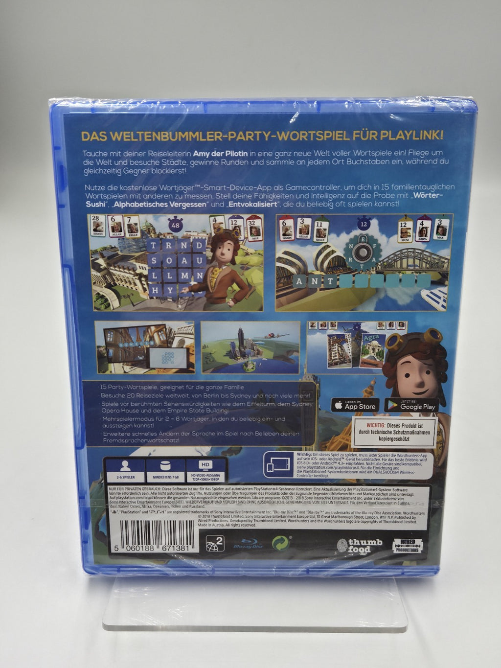 PS4 Playstation 4 Spiel Wortjäger Neu New Sealed Deutsch