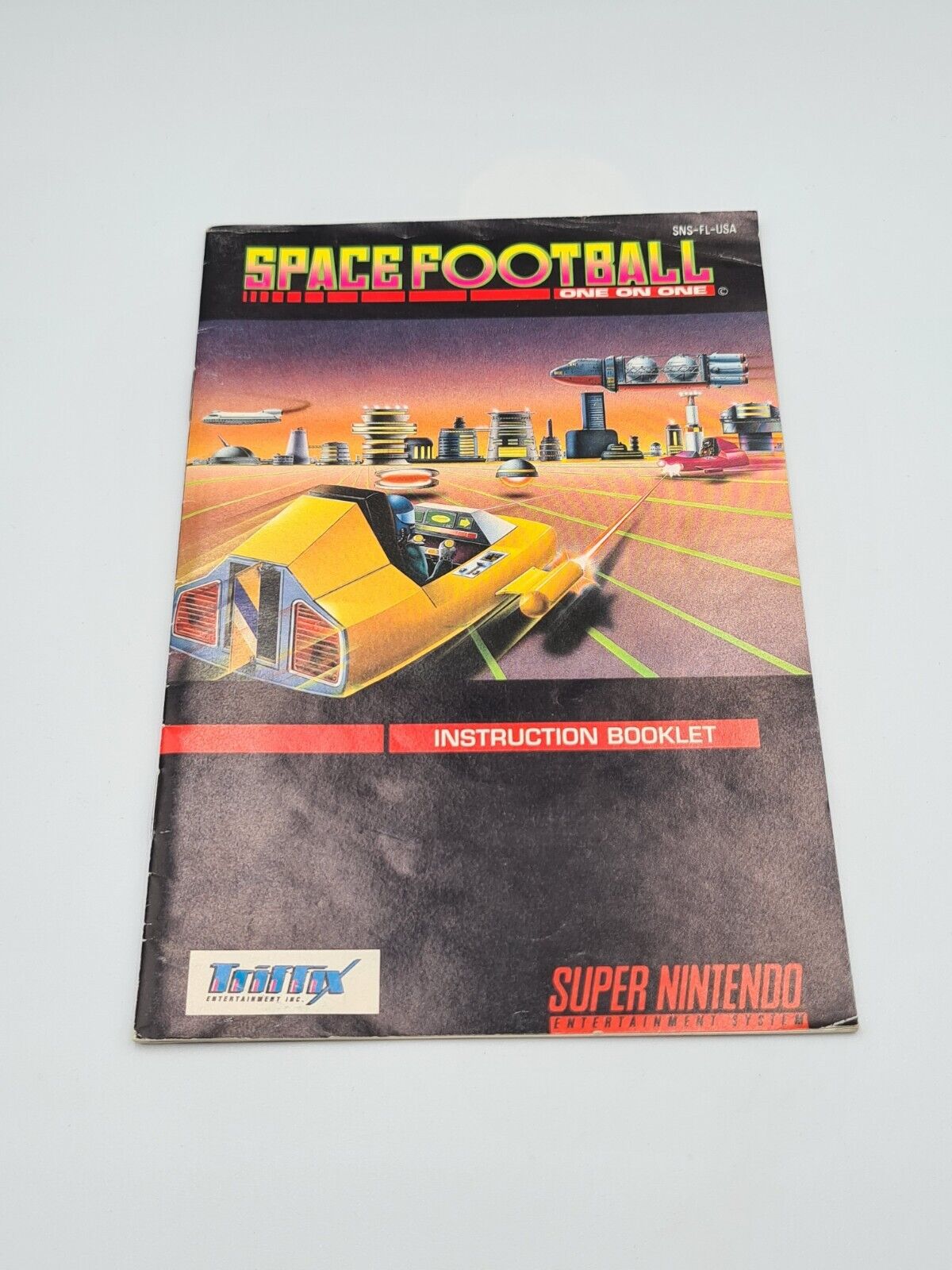 SNES Super Nintendo Space Football - One on One mit OVP und Anleitung NTSC USA - T-Retro-Games 