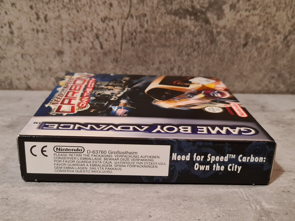 Gameboy Advance Need for Speed Carbon Own The City mit OVP und Anleitung NOE - T-Retro-Games 