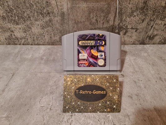 N64 Nintendo 64 Lode Runner 3-D Modul FRA - T-Retro-Games 