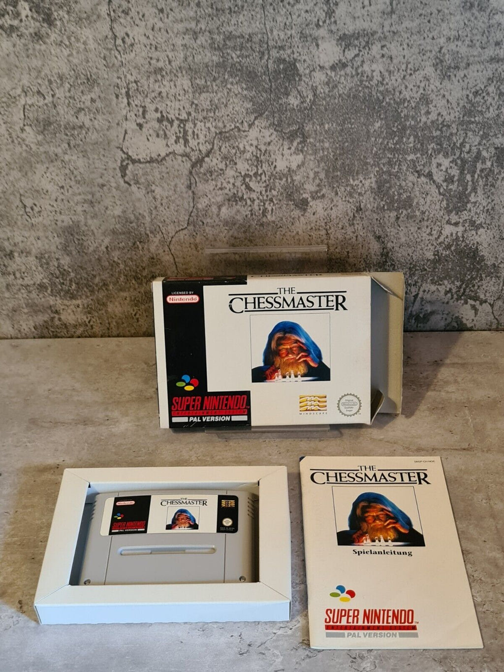 SNES Super Nintendo The Chessmaster mit OVP und Anleitung NOE - T-Retro-Games 