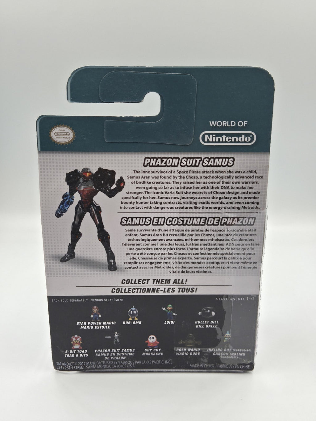  World of Nintendo Collectible Figur Figurine Phazon Suit Samus  Neu New Sealed