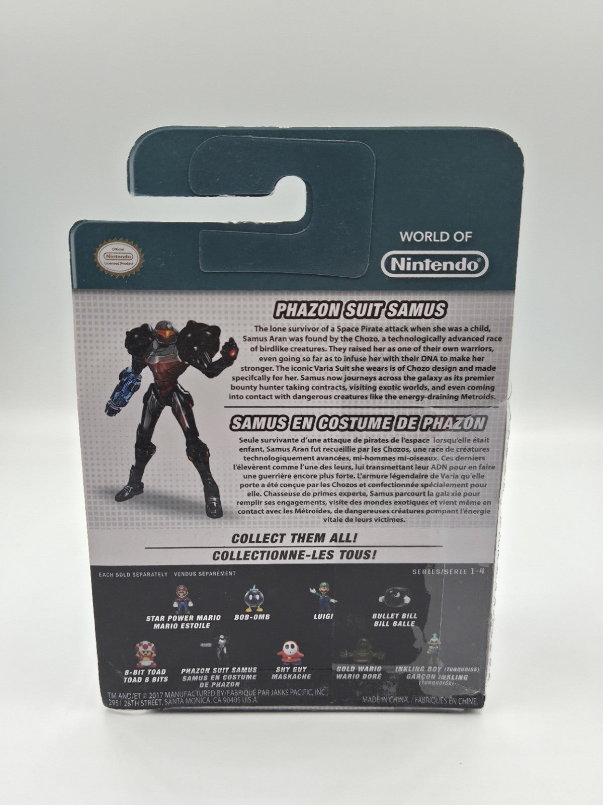  World of Nintendo Collectible Figur Figurine Phazon Suit Samus  Neu New Sealed