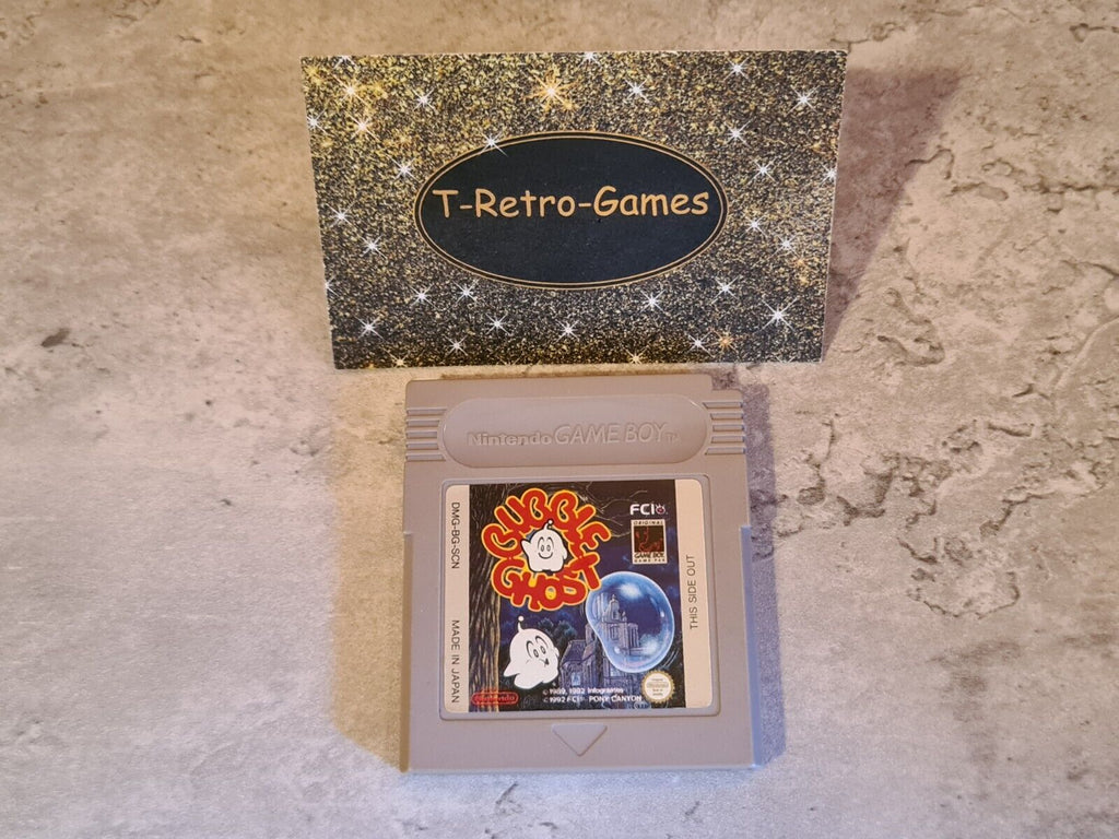 Nintendo Game Boy Classic Spiel Bubble Ghost Modul SCN - T-Retro-Games 