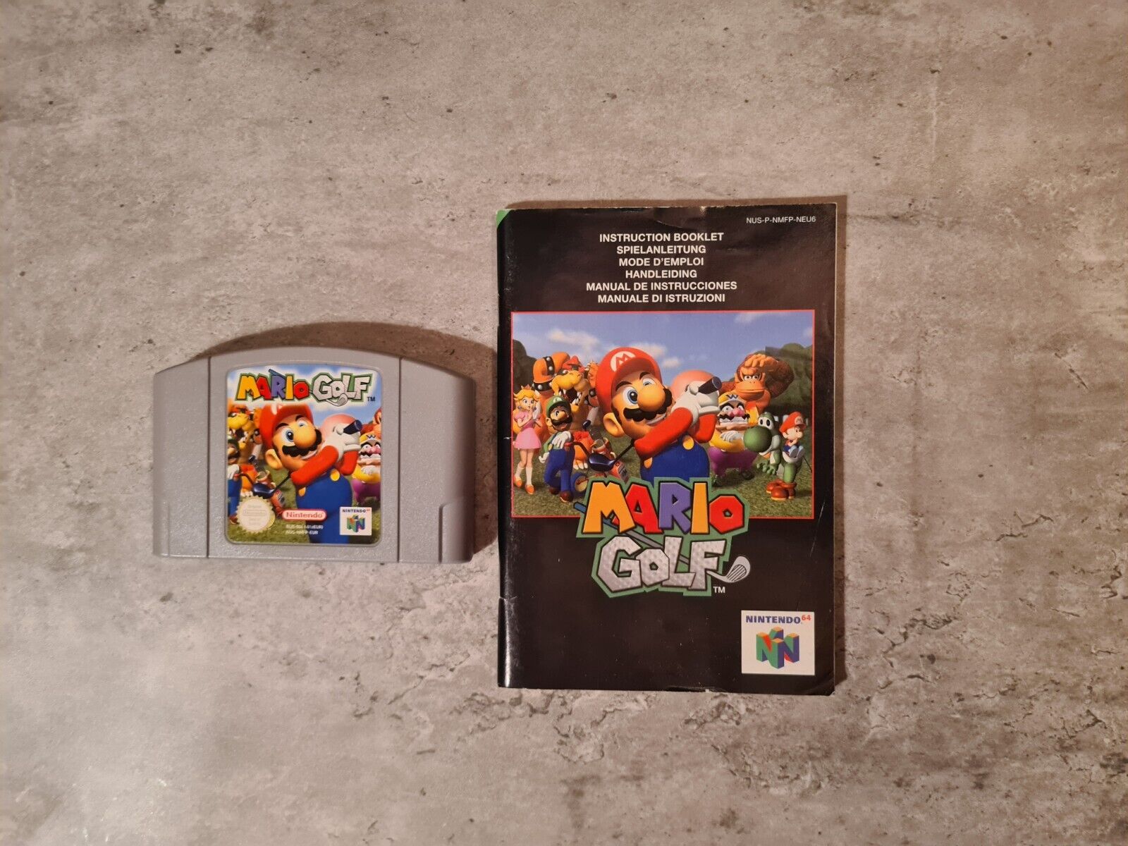 N64 Nintendo 64 Mario Golf mit OVP und Anleitung EUR - T-Retro-Games 