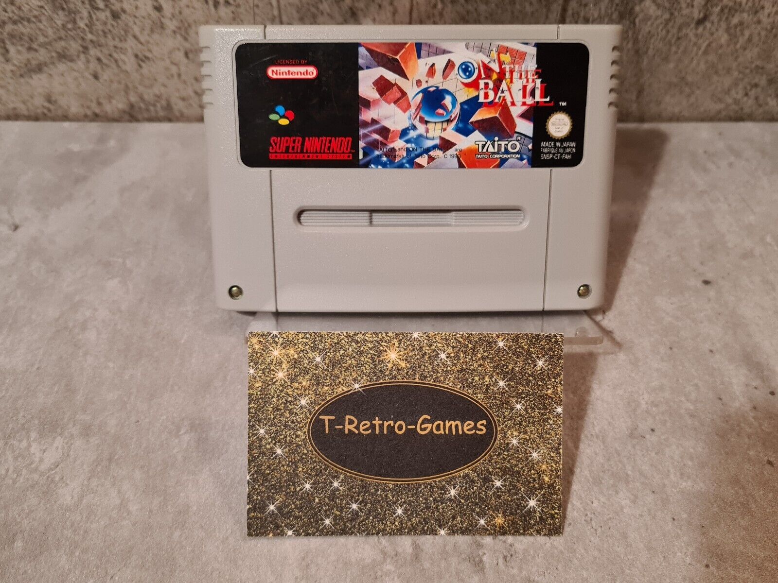 SNES Super Nintendo On The Ball FAH Modul - T-Retro-Games 