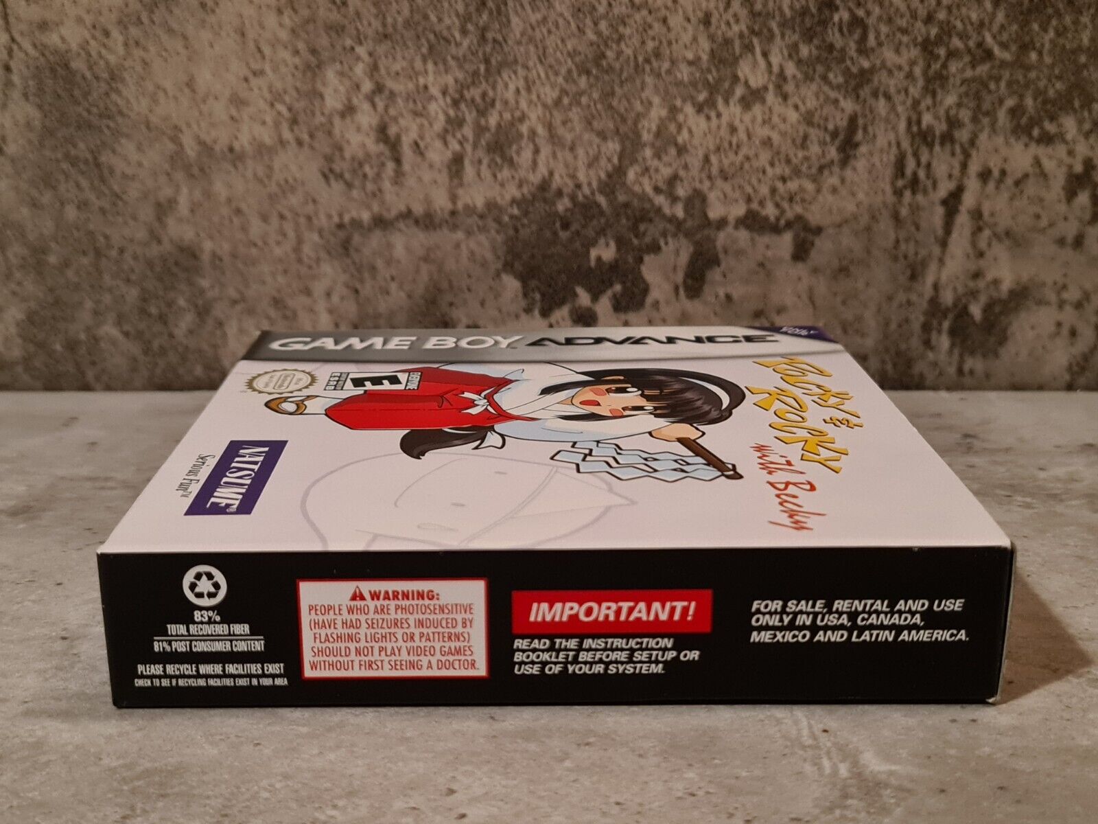 Nintendo Game Boy Advance Pocky & Rocky with Becky mit OVP und Anleitung USA - T-Retro-Games 