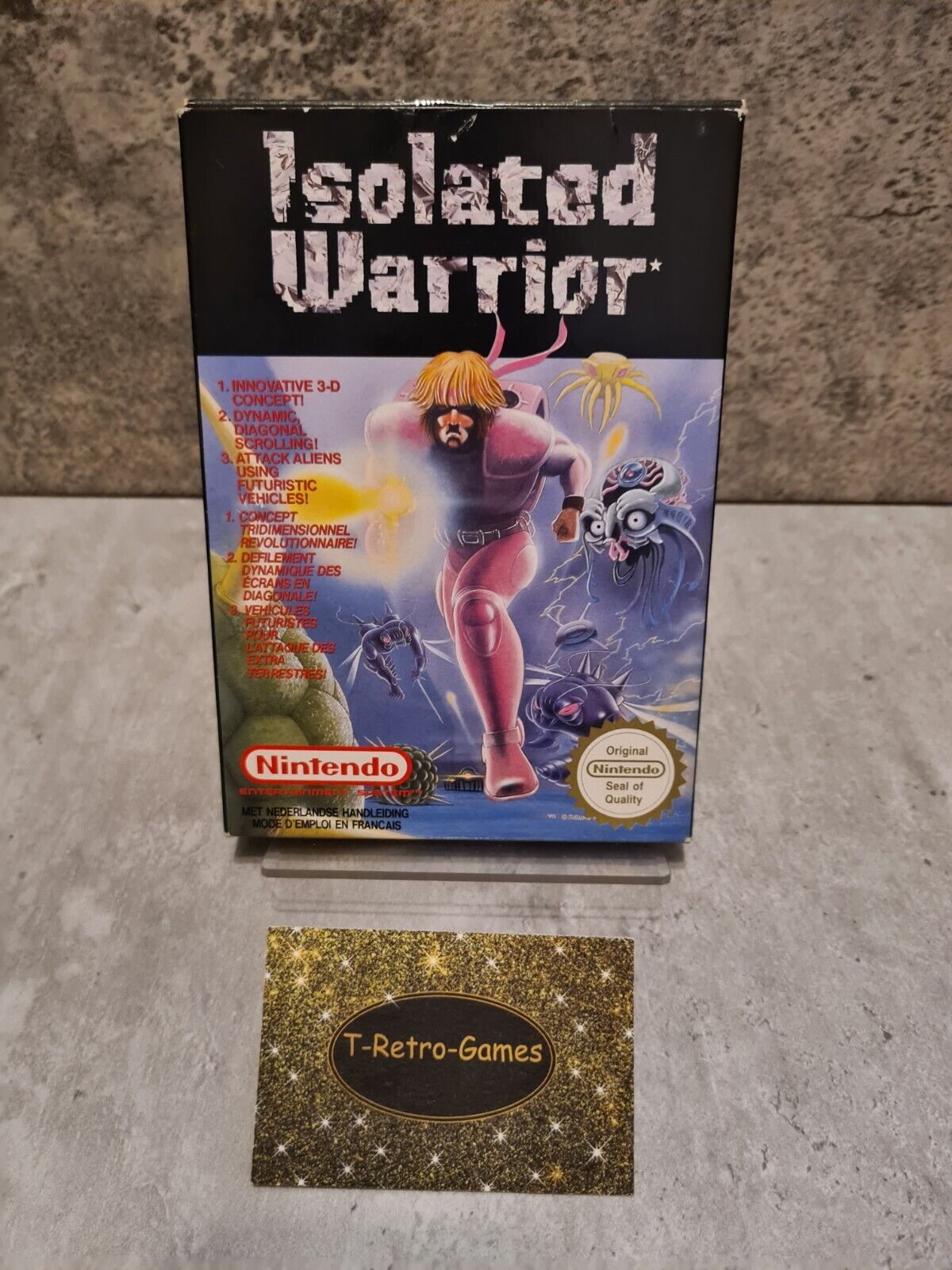 NES Isolated Warrior mit OVP und Anleitung FAH - T-Retro-Games 