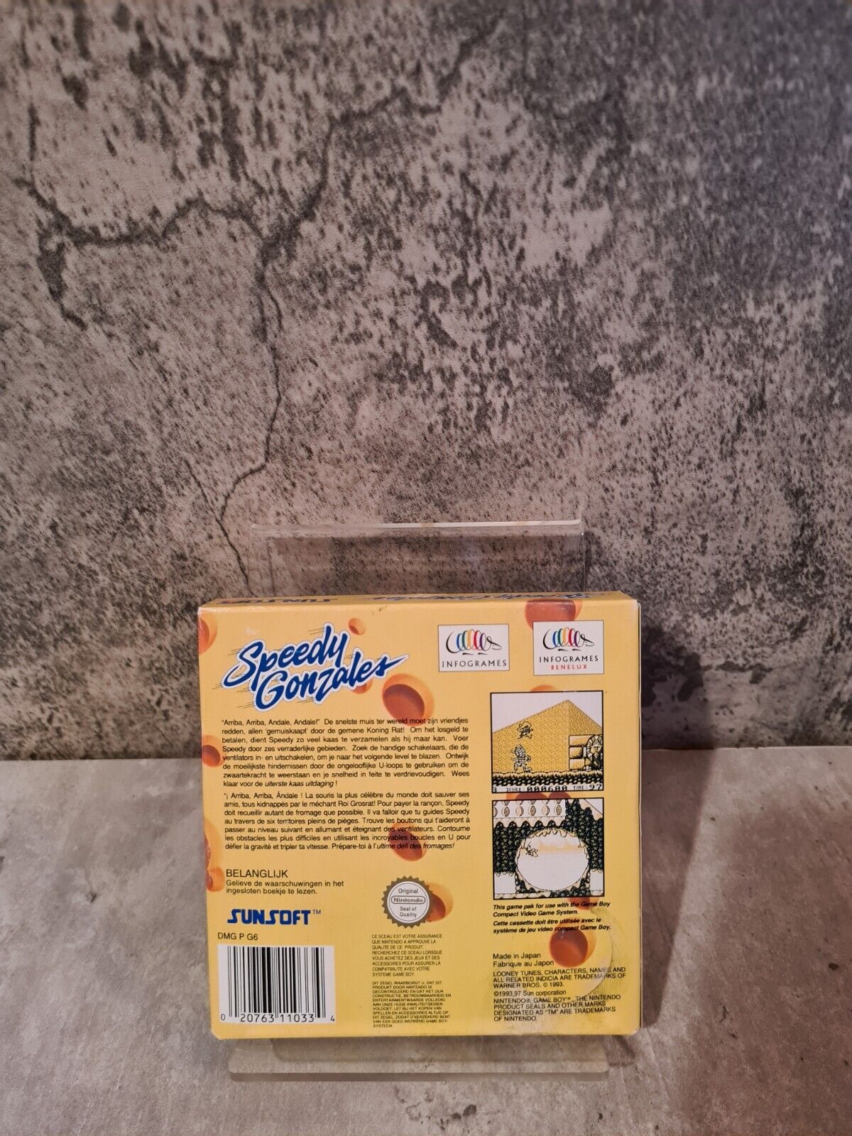 Nintendo Game Boy Classic Speedy Gonzales mit OVP und Anleitung FAH - T-Retro-Games 