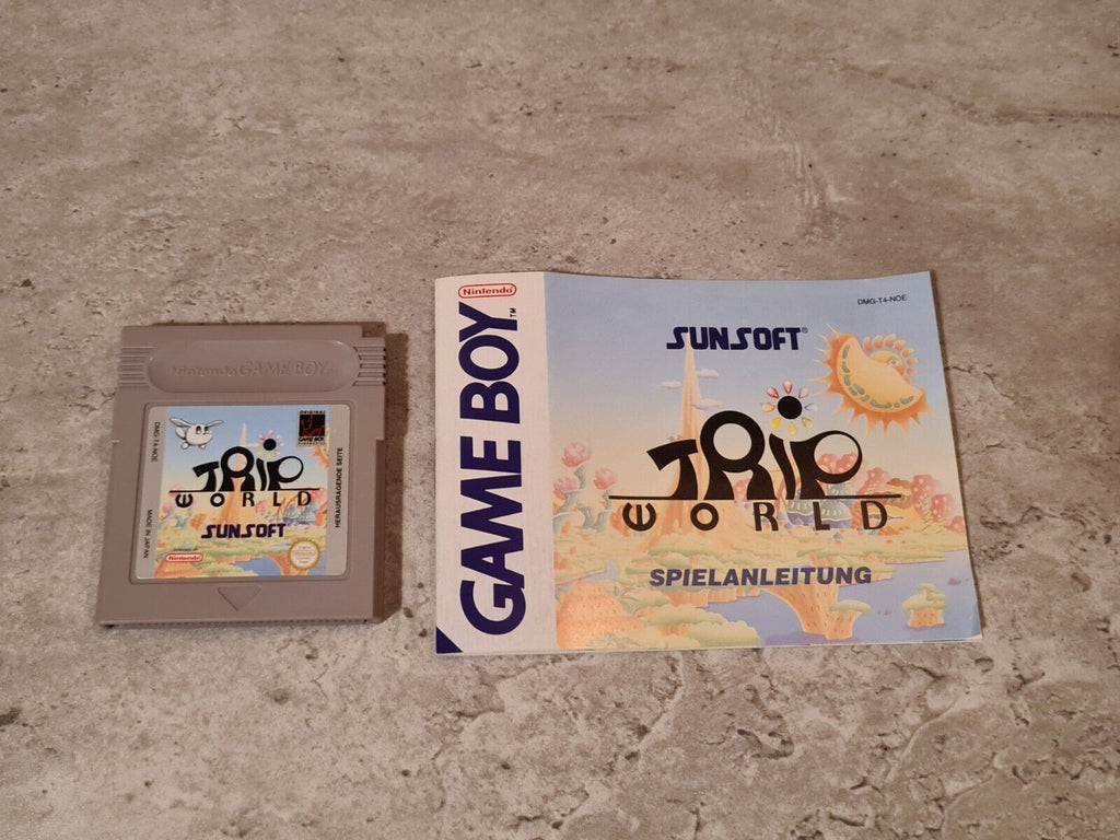 Nintendo Game Boy Classic Spiel Trip World mit OVP und Anleitung NOE - T-Retro-Games 