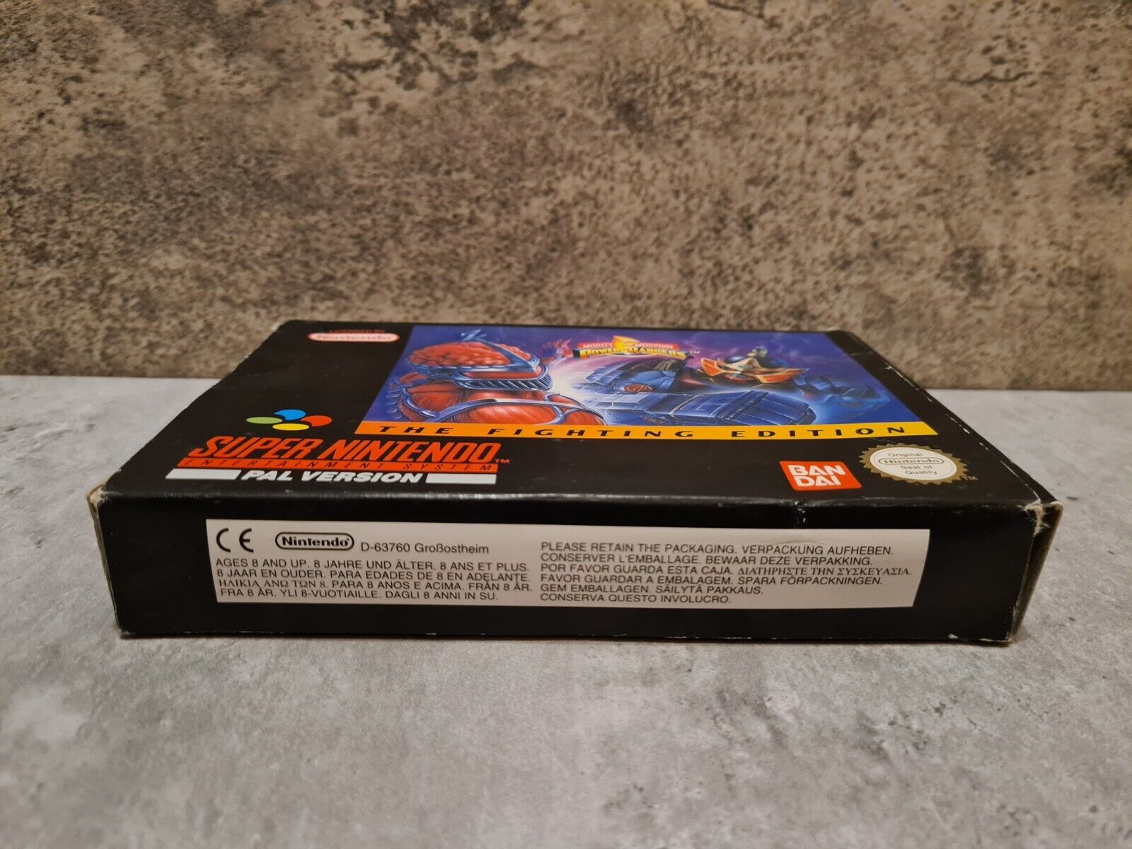 SNES Super Nintendo Power Rangers The Fighting Edition mit OVP und Anleitung UKV - T-Retro-Games 
