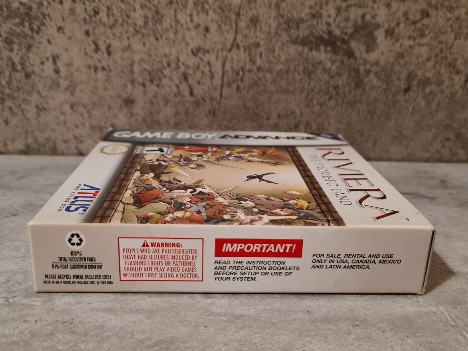Game Boy Advance Riviera The Promised Land mit OVP und Anleitung USA - T-Retro-Games 