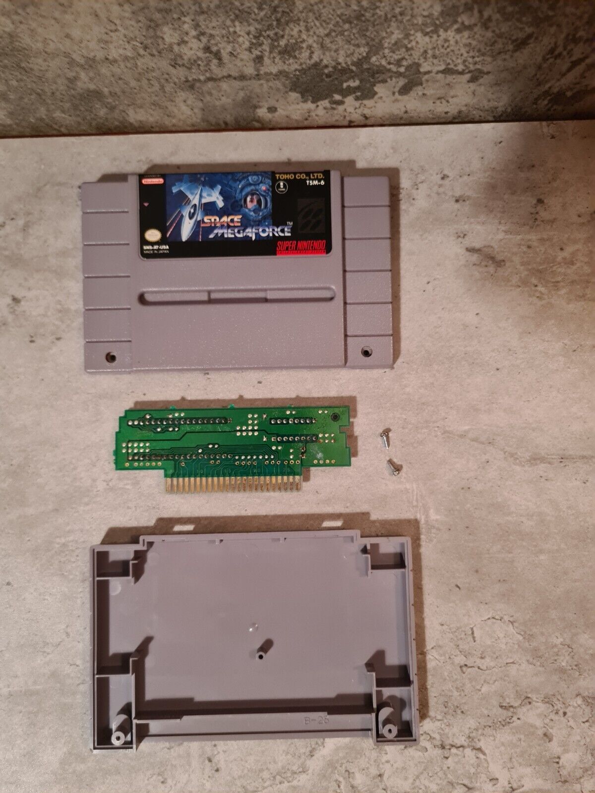 SNES Super Nintendo Space MegaForce NTSC USA Modul - T-Retro-Games 