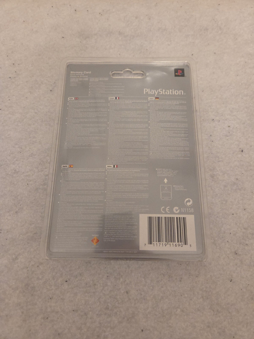 PS1 Sony Playstation Memory Card Sealed Neu New Smaragd SCPH-1020 