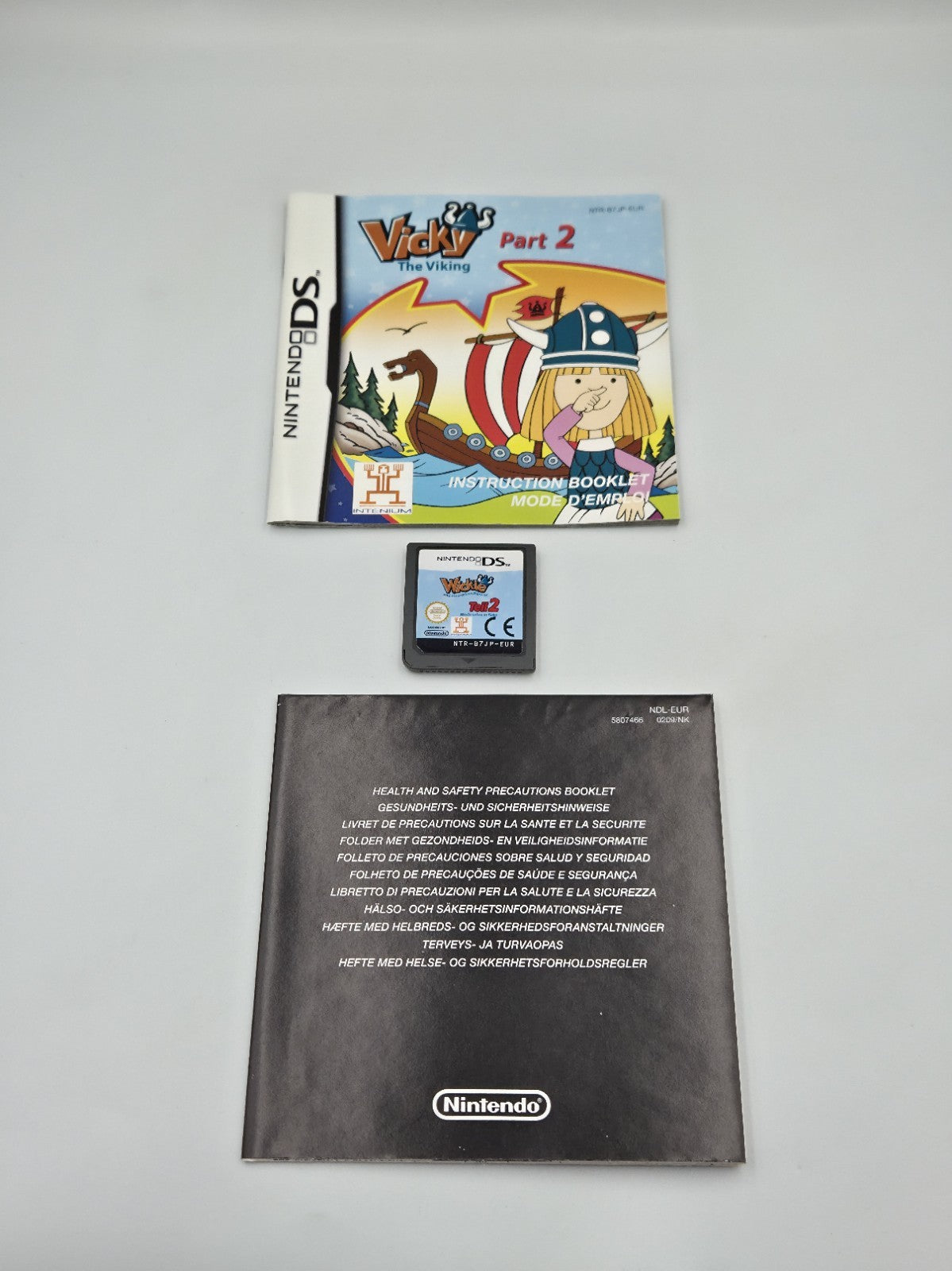 Nintendo DS Spiel Wickie und die starken Männer Teil 2 mit OVP und Anleitung EUR