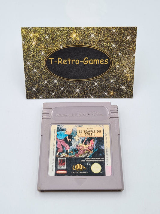 Nintendo Game Boy Classic Spiel TinTin Le Temple Du Soleil Modul FAH - T-Retro-Games 