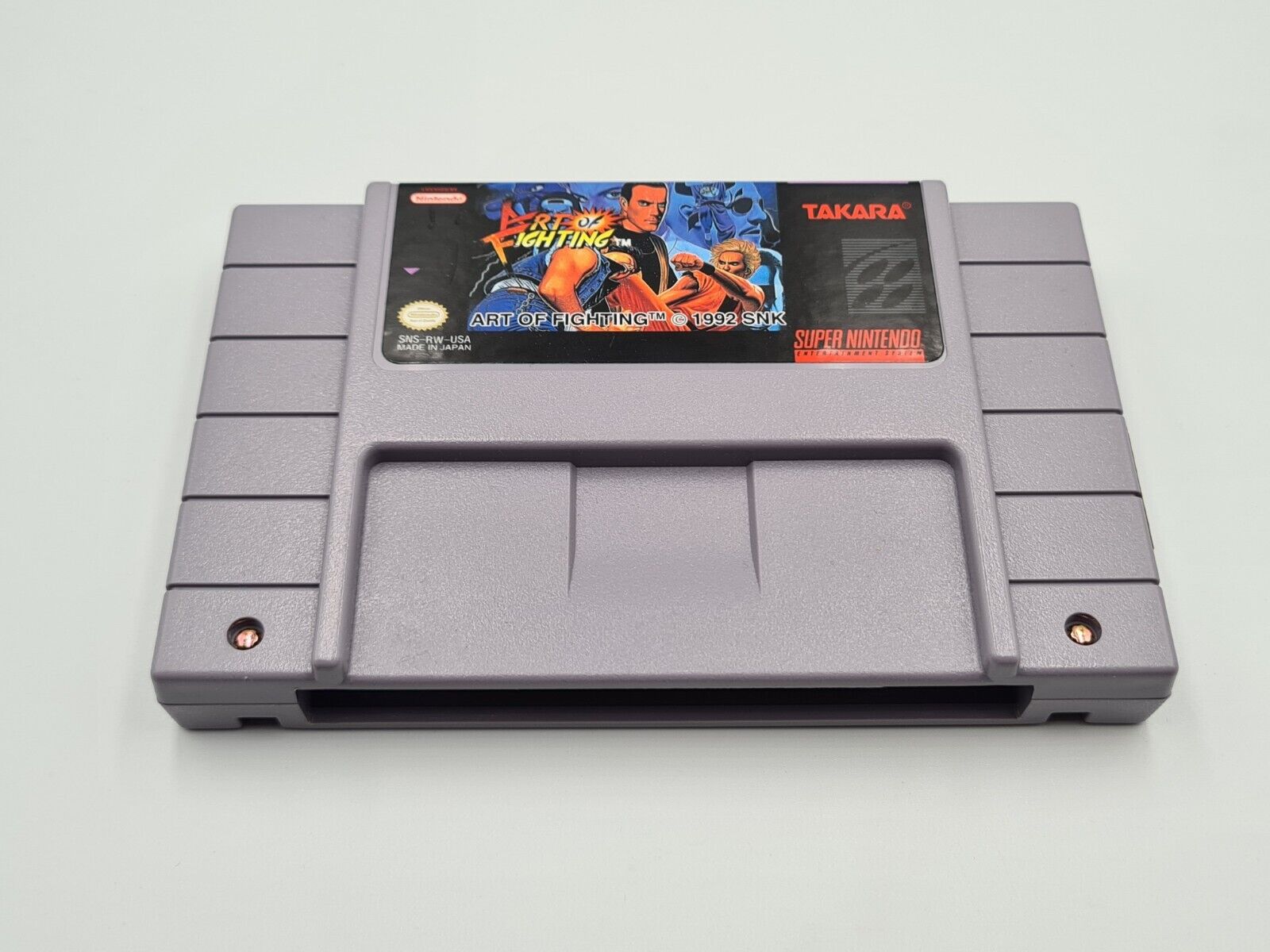 SNES Super Nintendo Art of Fighting mit OVP und Anleitung NTSC-USA - T-Retro-Games 