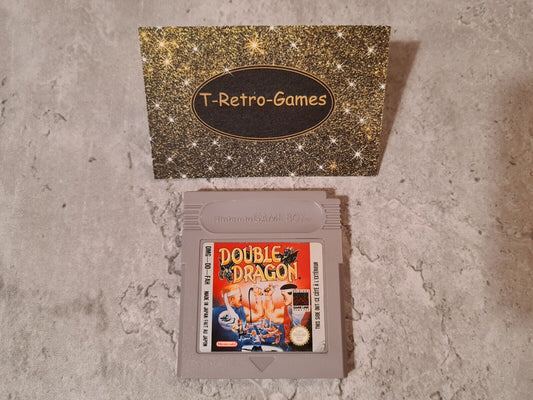 Nintendo Gameboy Classic Spiel Double Dragon Modul FAH - T-Retro-Games 