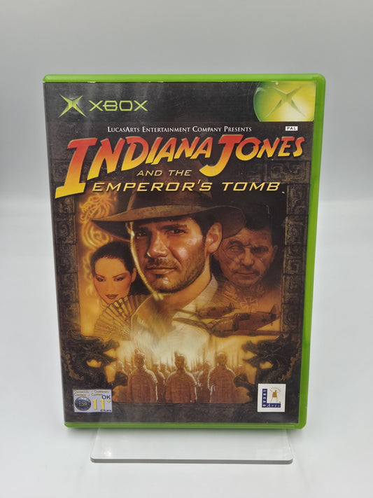XBOX Spiel Indiana Jones and the Emperor's Tomb mit OVP und Anleitung Englisch
