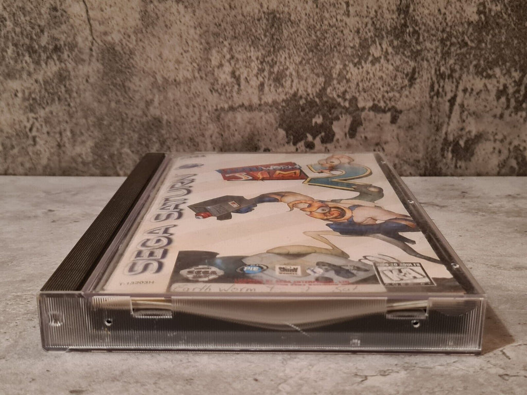 Sega Saturn Earthworm Jim 2 mit OVP und Anleitung NTSC-USA - T-Retro-Games 