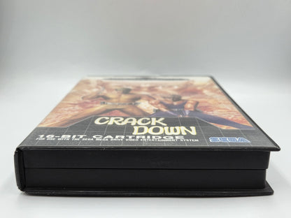 Sega Mega Drive Spiel Crack Down mit OVP und Anleitung Multilingual 