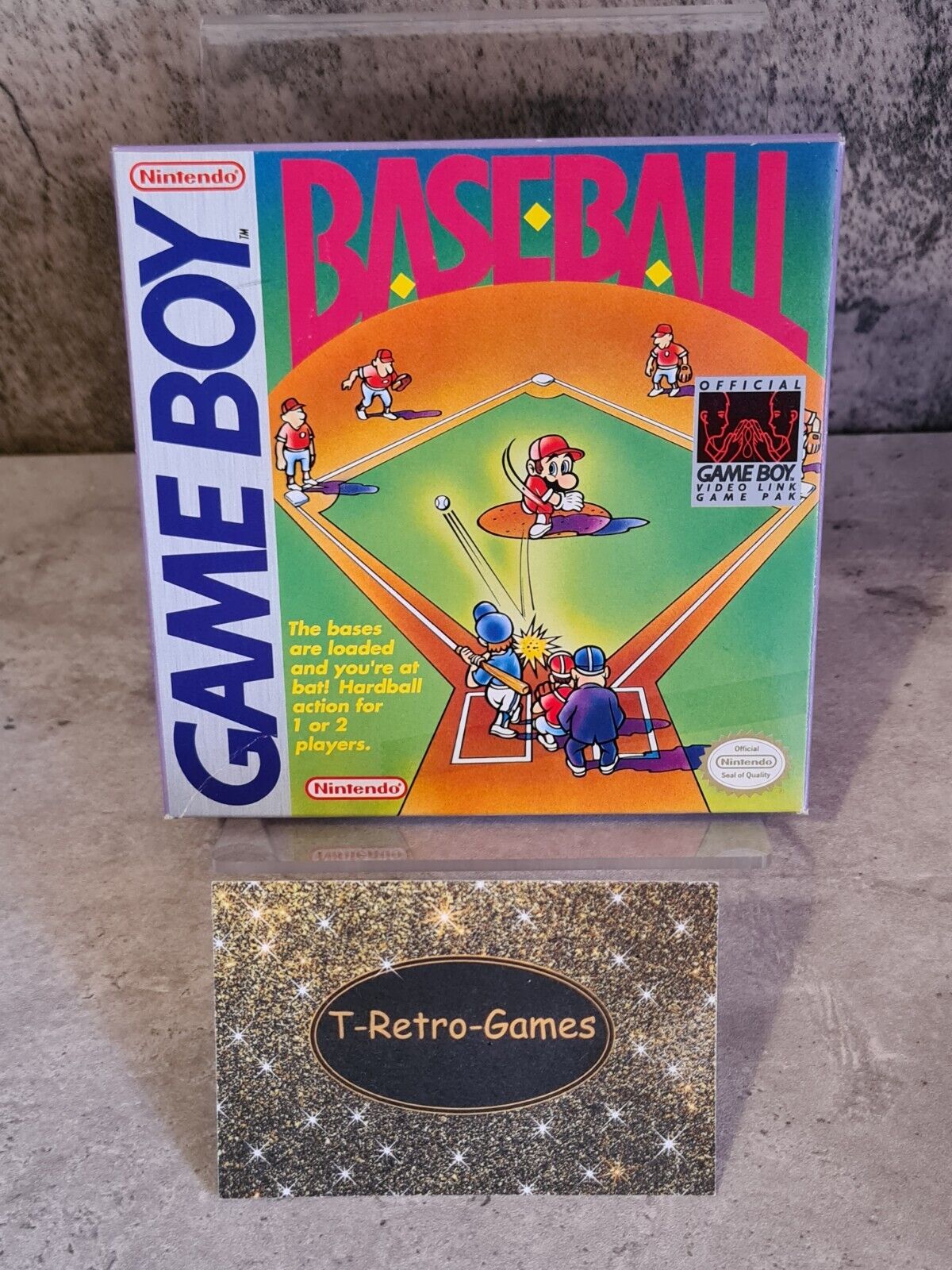 Nintendo Game Boy Classic Baseball mit OVP und Anleitung USA - T-Retro-Games 