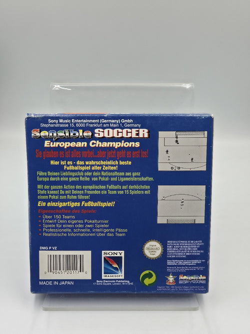 Game Boy Classic Sensible Soccer European Champions mit OVP und Anleitung NOE