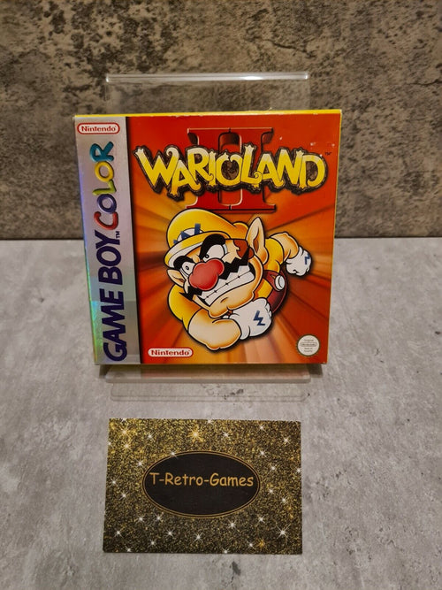 Gameboy Color Wario Land II mit OVP und Anleitung EUR - T-Retro-Games 
