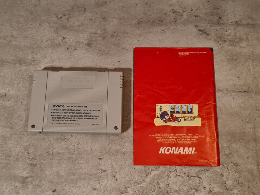 Super Nintendo The Legend of The Mystical Ninja mit OVP und Anleitung NOE/SFRG - T-Retro-Games 