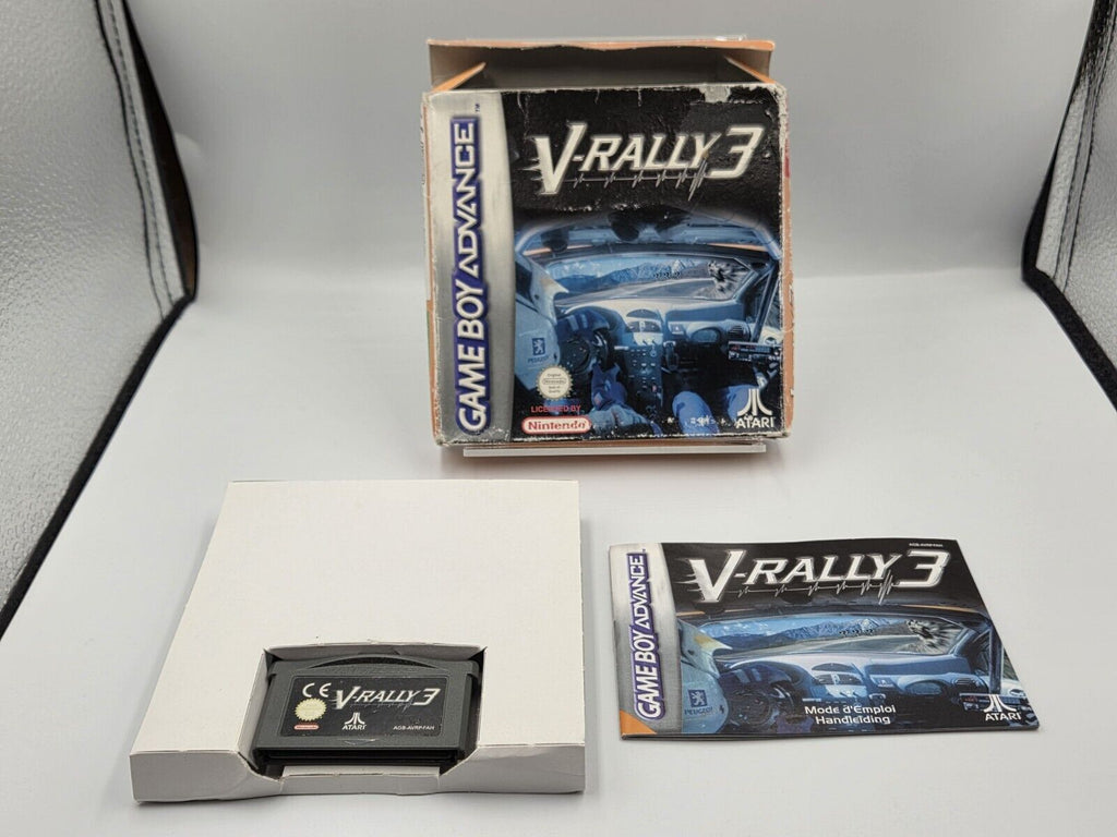 Nintendo Game Boy Advance V-Rally 3 mit OVP und Anleitung FAH - T-Retro-Games 