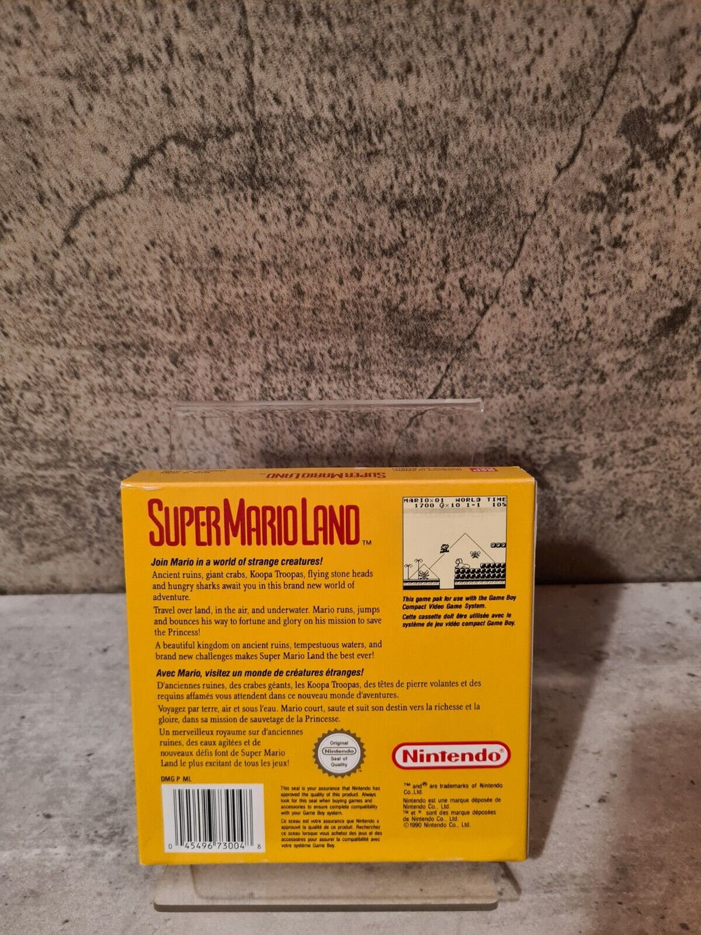 Nintendo Game Boy Classic Spiel Super Mario Land mit OVP und Anleitung FAH - T-Retro-Games 