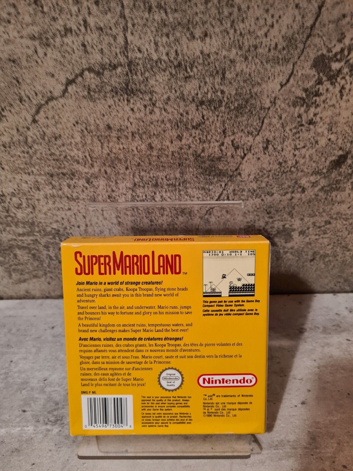 Nintendo Game Boy Classic Spiel Super Mario Land mit OVP und Anleitung FAH - T-Retro-Games 