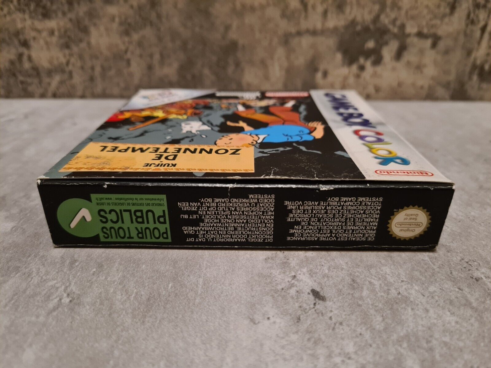 Nintendo Game Boy Color Kufije De Zonnetempel mit OVP und Anleitung FAH - T-Retro-Games 