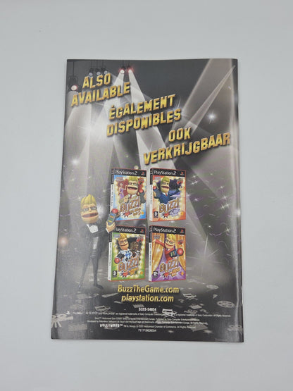 PS2 Playstation 2 Spiel Buzz! Hollywood Quiz mit OVP und Anleitung Multilingual