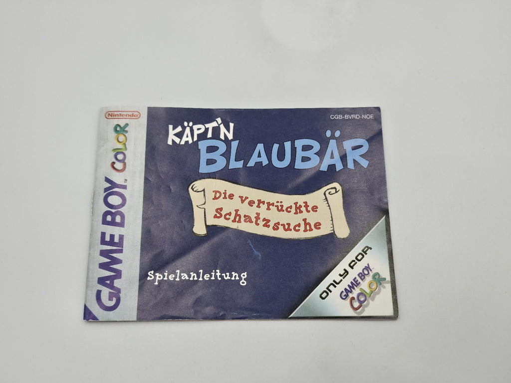 Game Boy Color Käpt'n Blaubär Die verrückte Schatzsuche mit OVP + Anleitung NOE