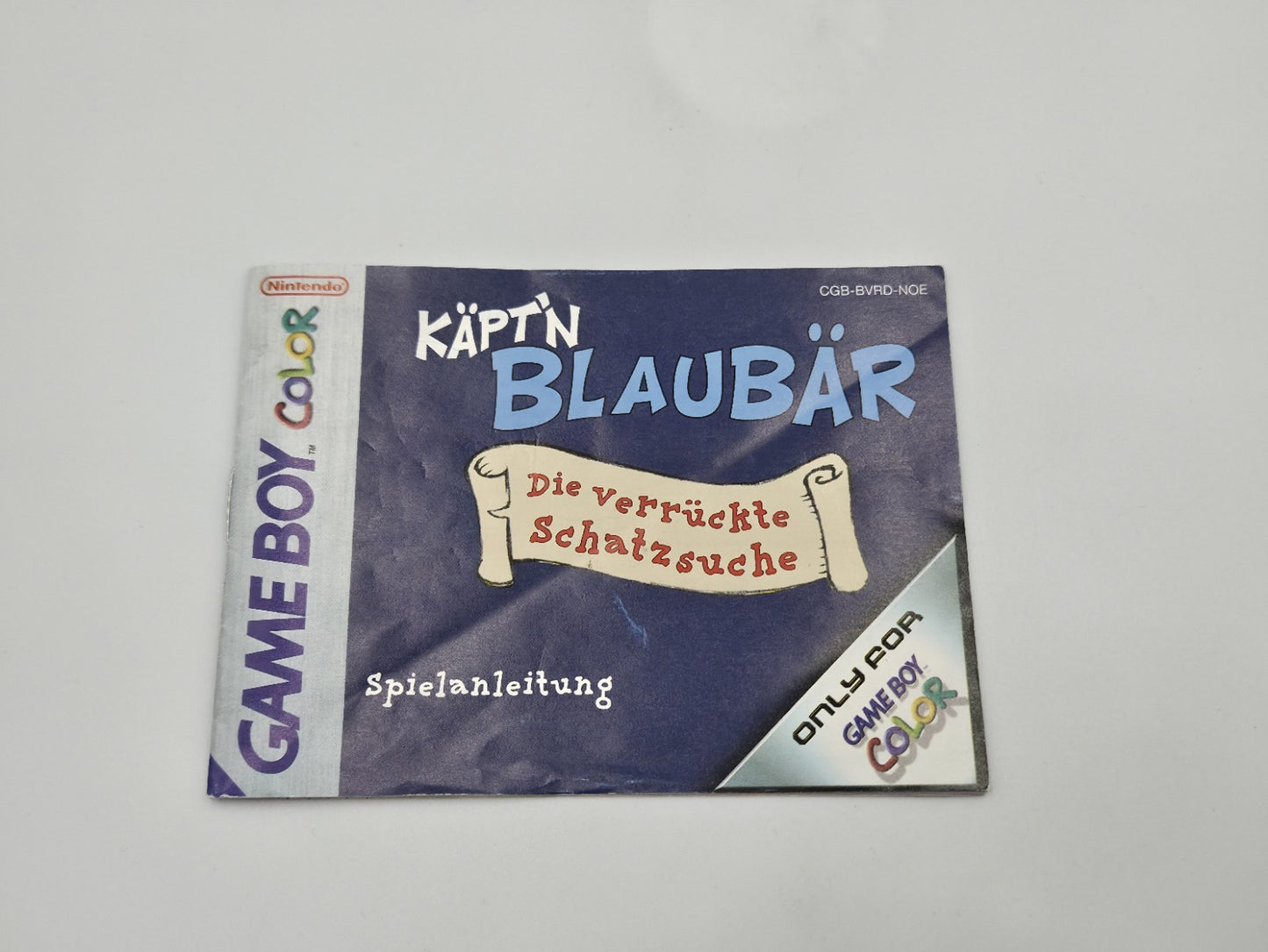 Game Boy Color Käpt'n Blaubär Die verrückte Schatzsuche mit OVP + Anleitung NOE